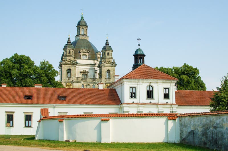 Pazaislis monastery and church in Kaunas, Lithuania